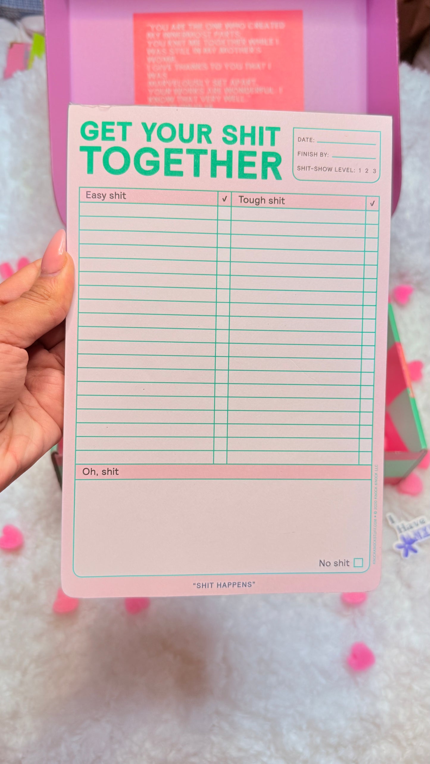 Knock Knock - Get Your Shit Together Pad (Pastel Edition)