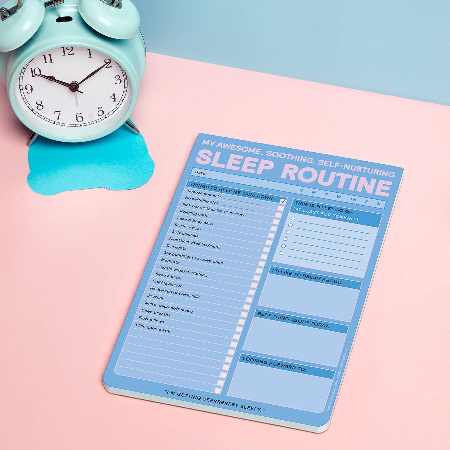 Knock Knock - Sleep Routine Pad