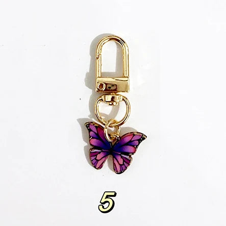 Fashion INS Style Daisy Flower Keychain Pink White Black Enamel Metal Pendant Women Key Bag Accessories Keyring-faithfullyfocusd