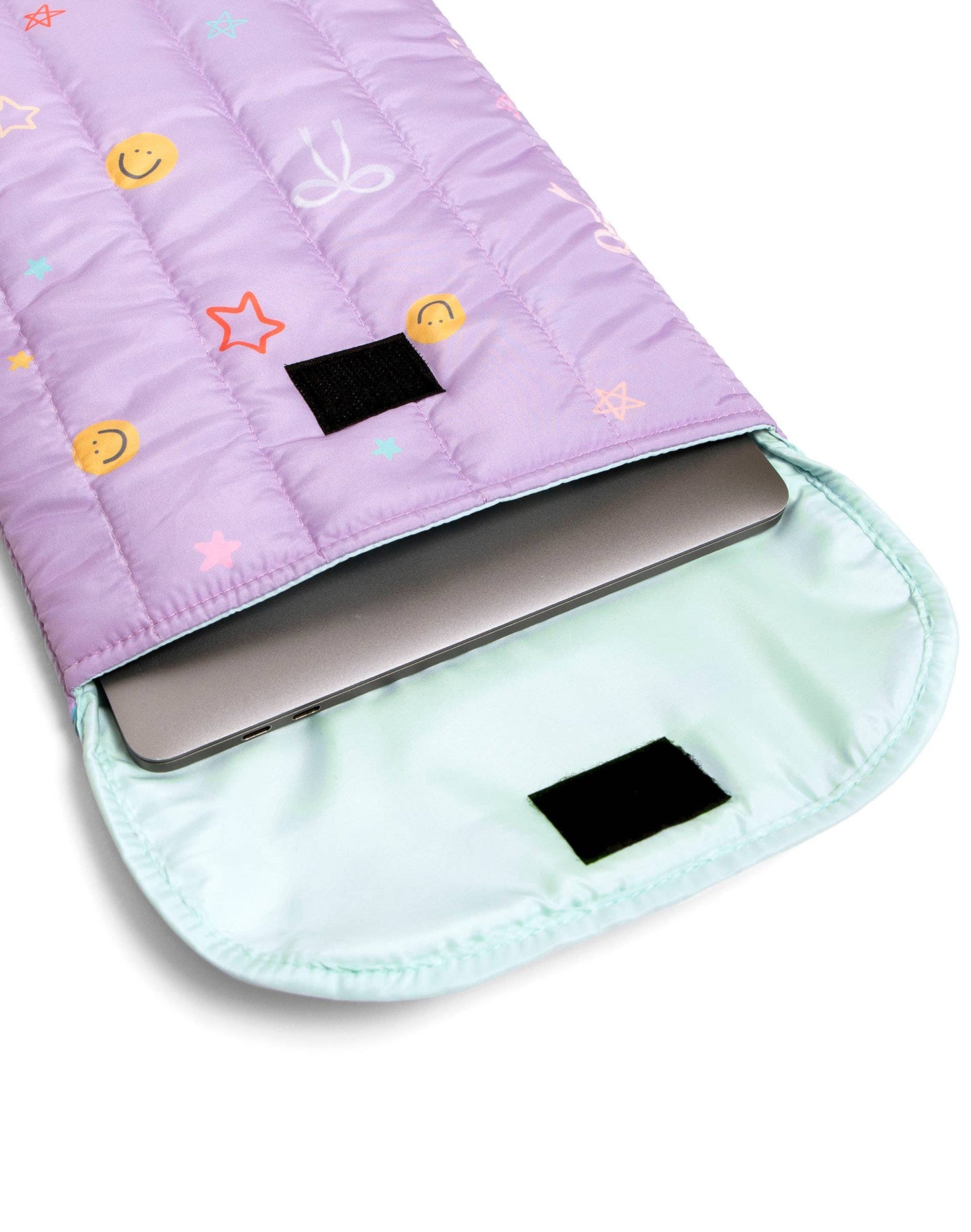 Callie Danielle - Smiley Faces & Coquette Bows Laptop Sleeve