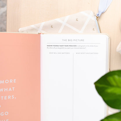 Cultivate What Matters - 90-Day PowerSheets® Goal Planner | Natural Linen