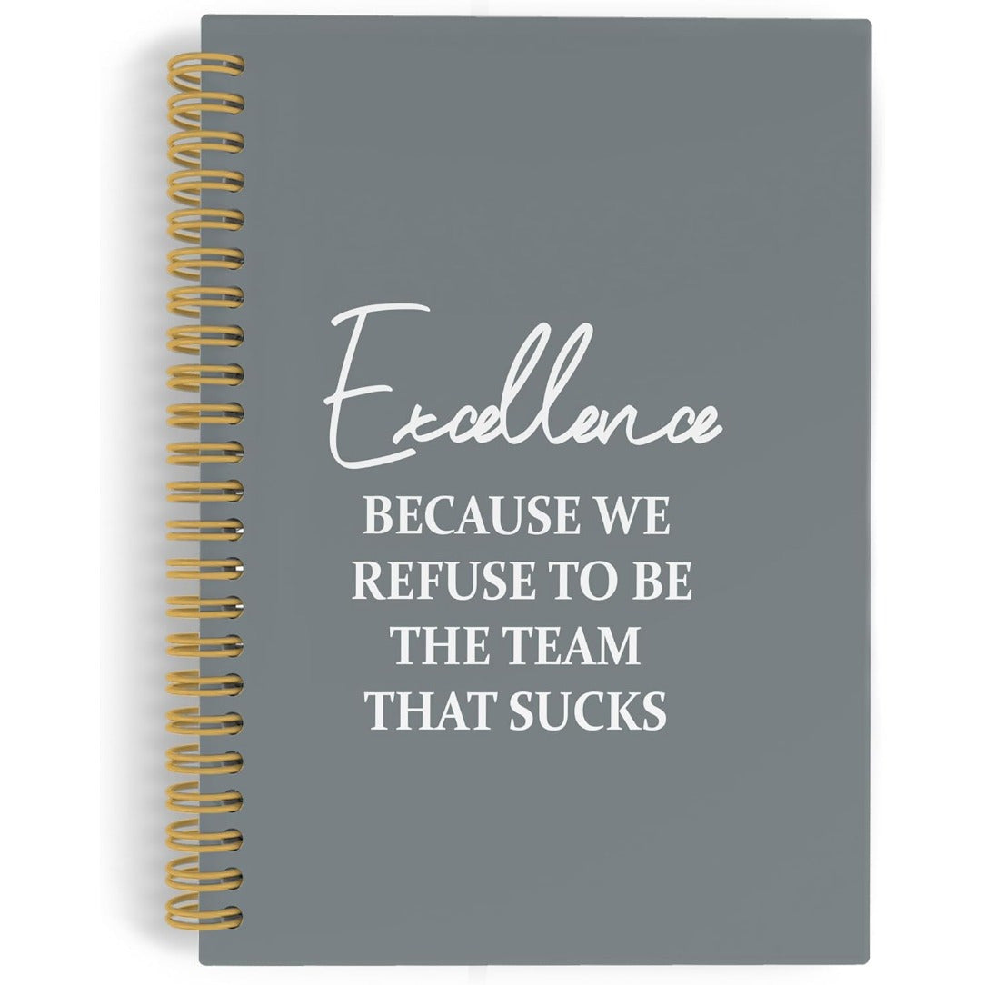 1pc Hardcover Humorous Spiral-Bound Notebook - "Keep Calm I Have a Spreadsheet" & "Notes from Meetings That Could Have Been Emails" 50 Pages, Office & School Supplies, Ideal Gift for Friends-faithfullyfocusd