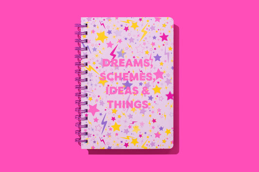 Taylor Elliott Designs - Spiral Notebook - "Dreams..." - 200 Pages