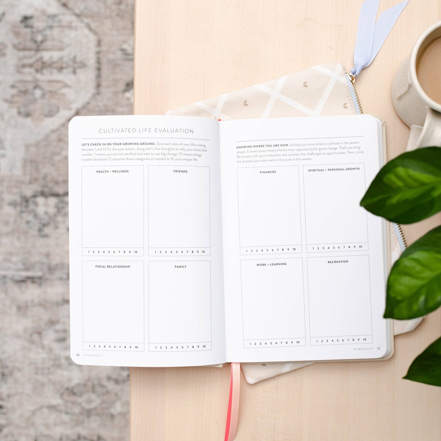 Cultivate What Matters - 90-Day PowerSheets® Goal Planner | Natural Linen