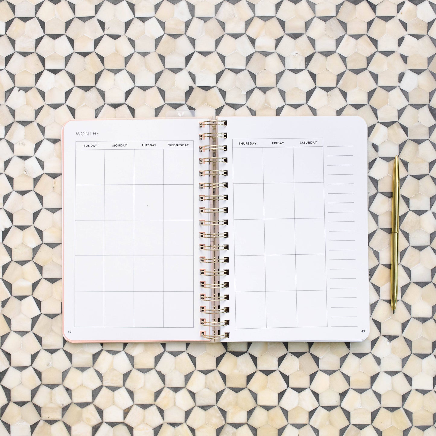 Cultivate What Matters - Fresh Start Daily Goal Planner | Natural Linen Spiral