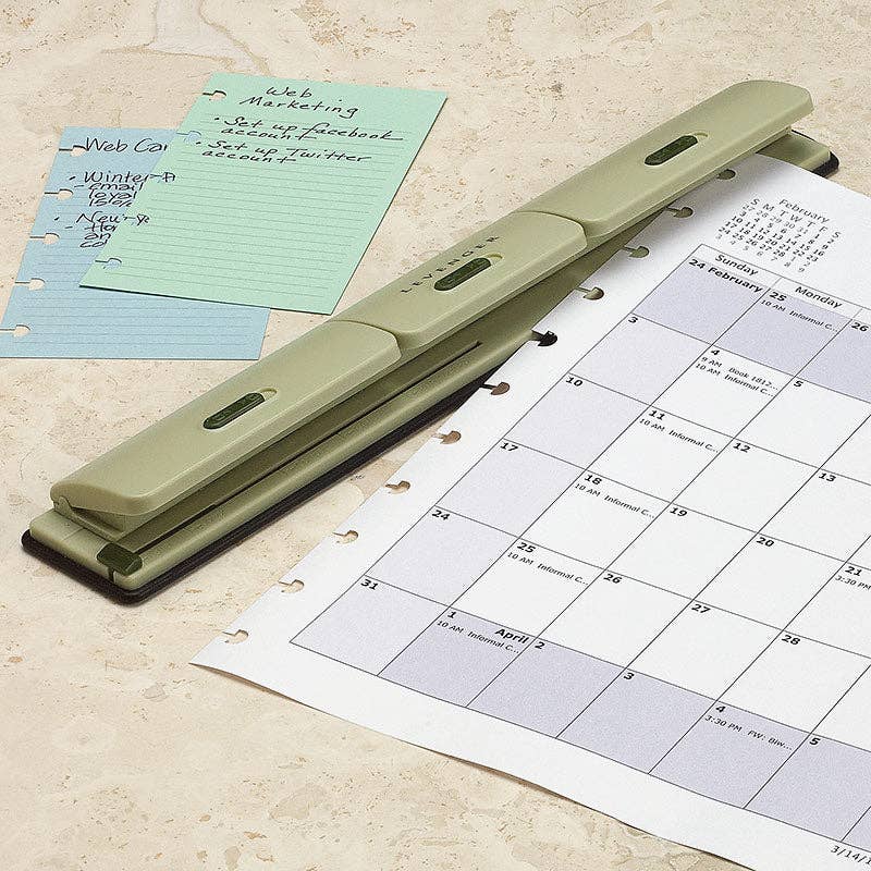 Levenger - Circa 1-2-3 Portable Discbound Notebook Punch - faithfullyfocusd