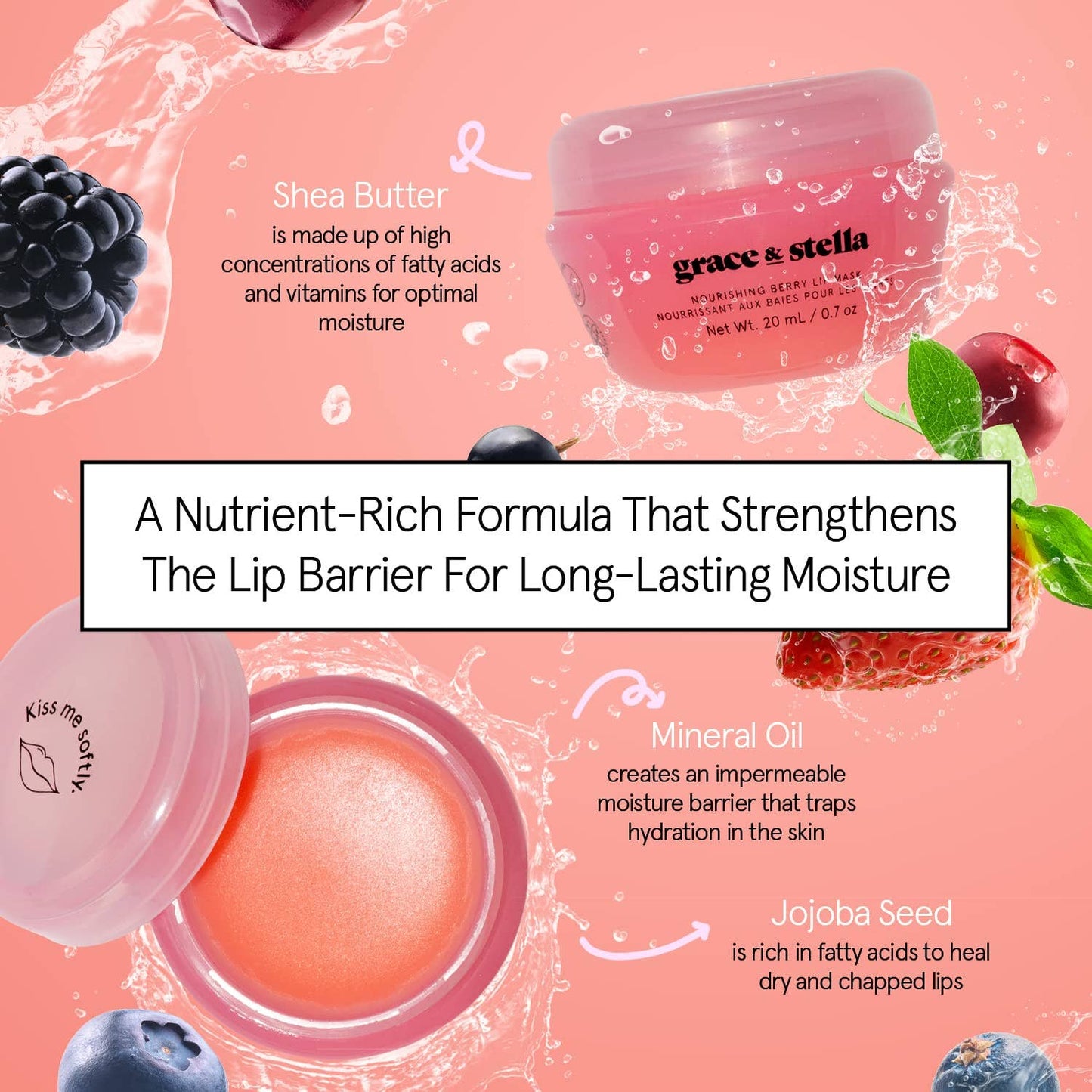 Grace & Stella Co - Berry Lip Mask - faithfullyfocusd