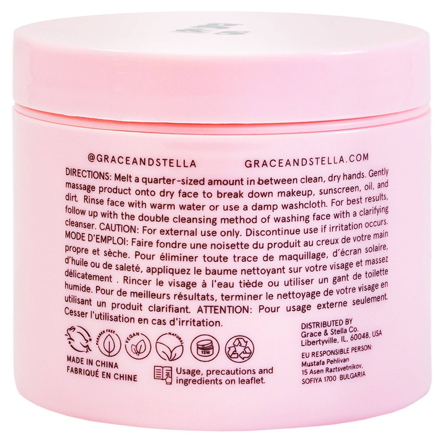 Grace & Stella Co - Cleansing Balm (125 ml) - faithfullyfocusd