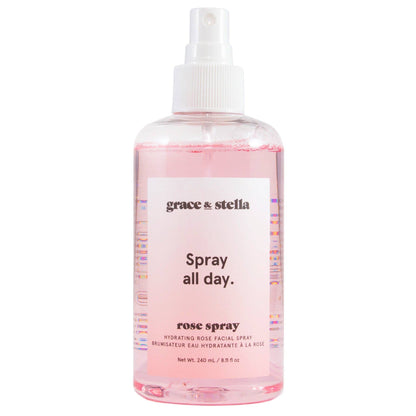 Grace & Stella Co - Rose Toner Spray (240 ml) - faithfullyfocusd