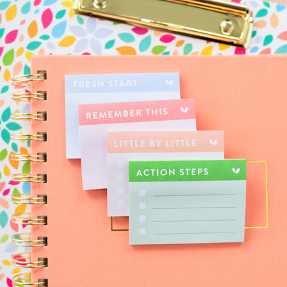 Cultivate What Matters - Mini Goal Setting Sticky Notes