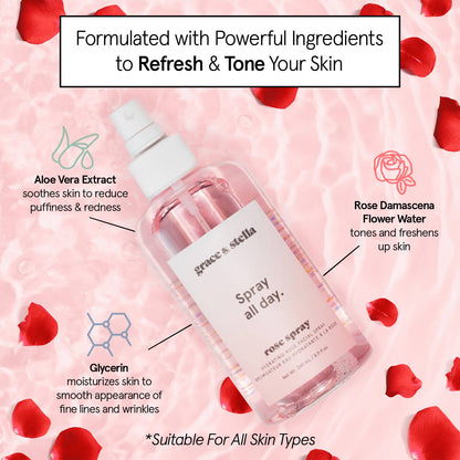 Grace & Stella Co - Rose Toner Spray (240 Ml)