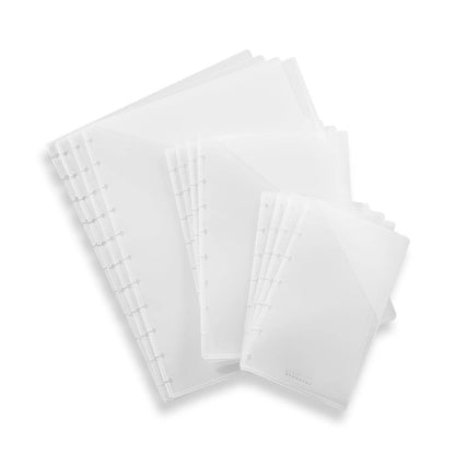 Levenger - Circa Clear Discbound Notebook Pocket Dividers (set of 4) - faithfullyfocusd