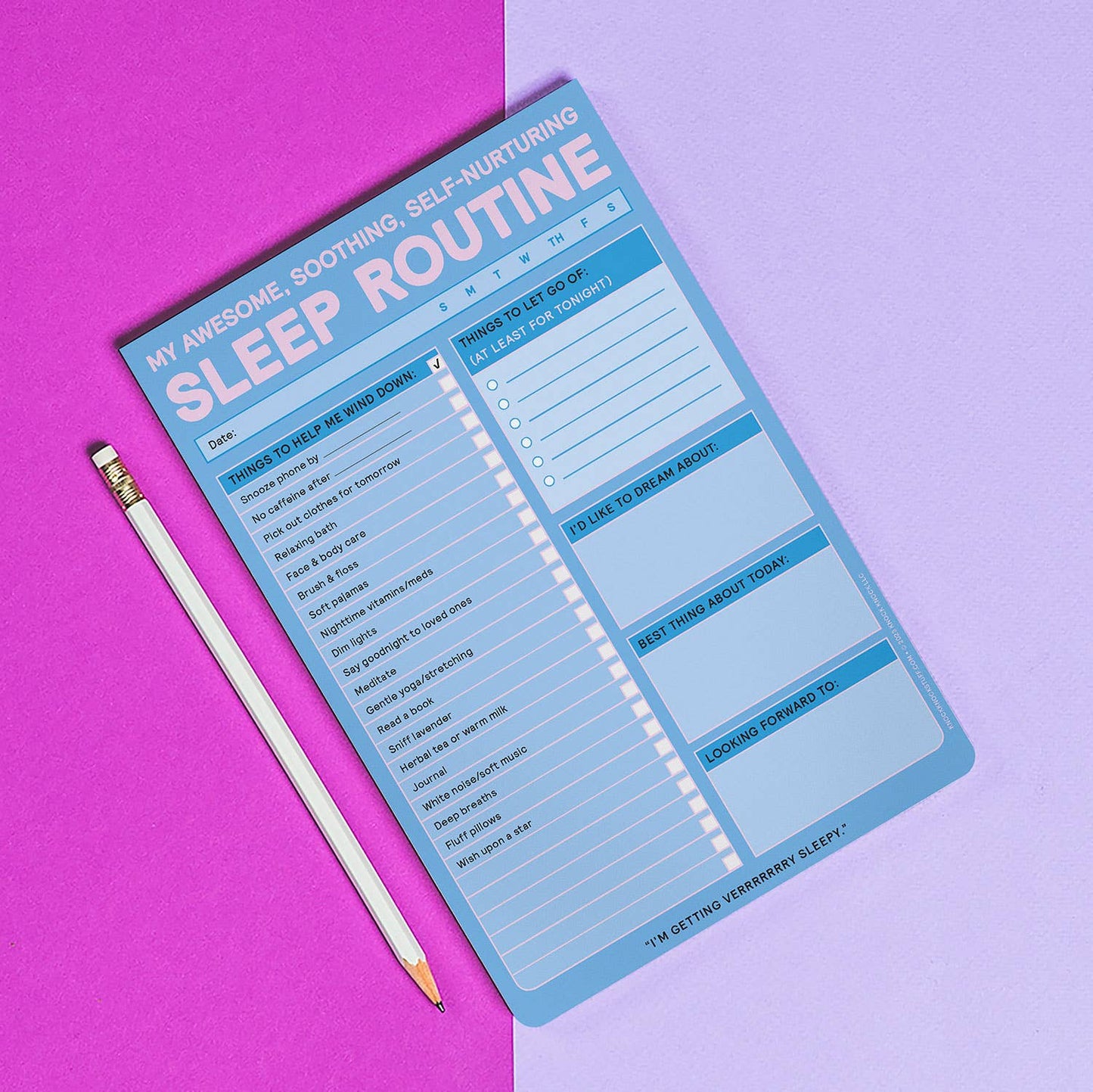 Knock Knock - Sleep Routine Pad