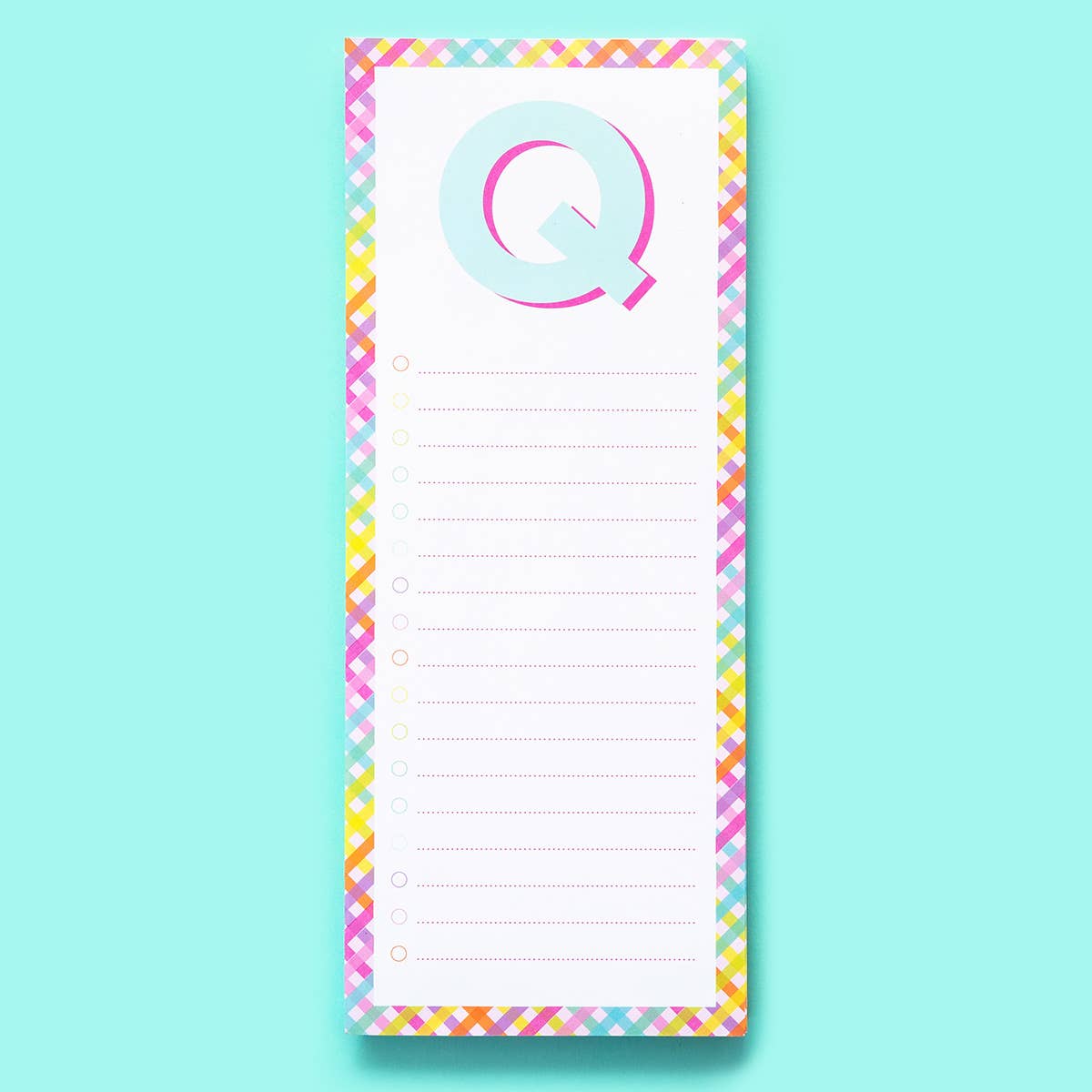 Taylor Elliott Designs - List Pad w/ Magnet - Letters A - Z - 100 Sheets - Each - faithfullyfocusd