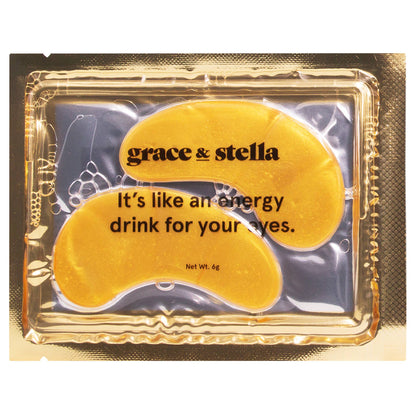 Grace & Stella Co - Gold Energizing Under Eye Masks (24 pairs) - faithfullyfocusd