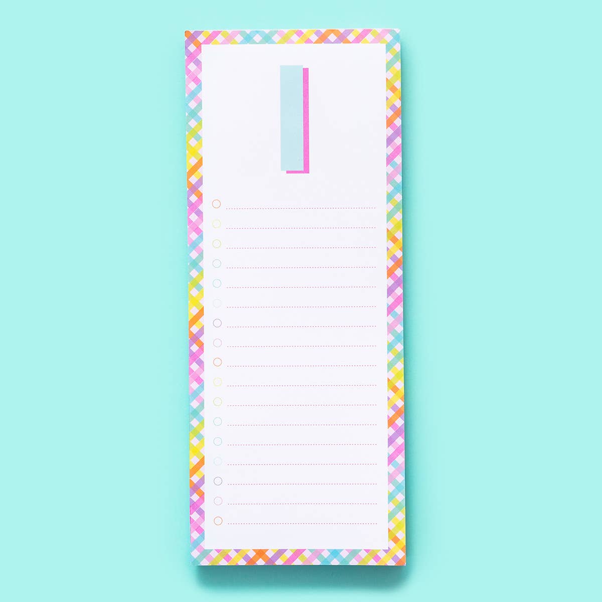 Taylor Elliott Designs - List Pad w/ Magnet - Letters A - Z - 100 Sheets - Each - faithfullyfocusd