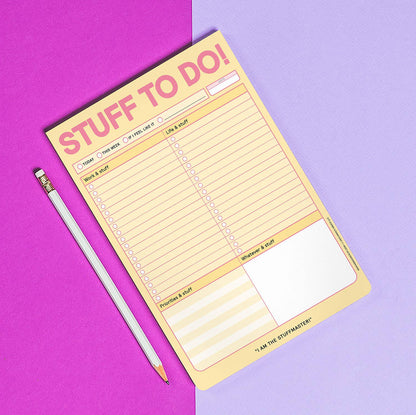 Knock Knock - Stuff To Do Big & Sticky Notepads