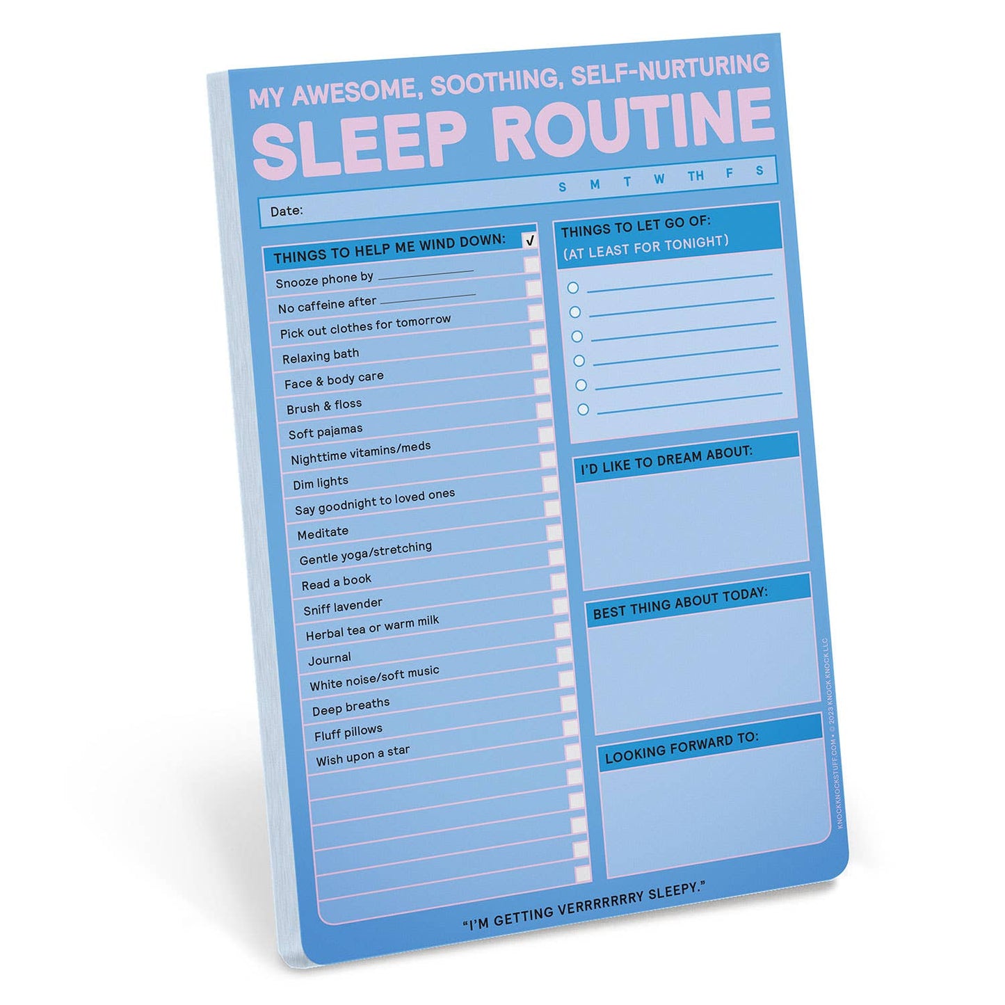 Knock Knock - Sleep Routine Pad