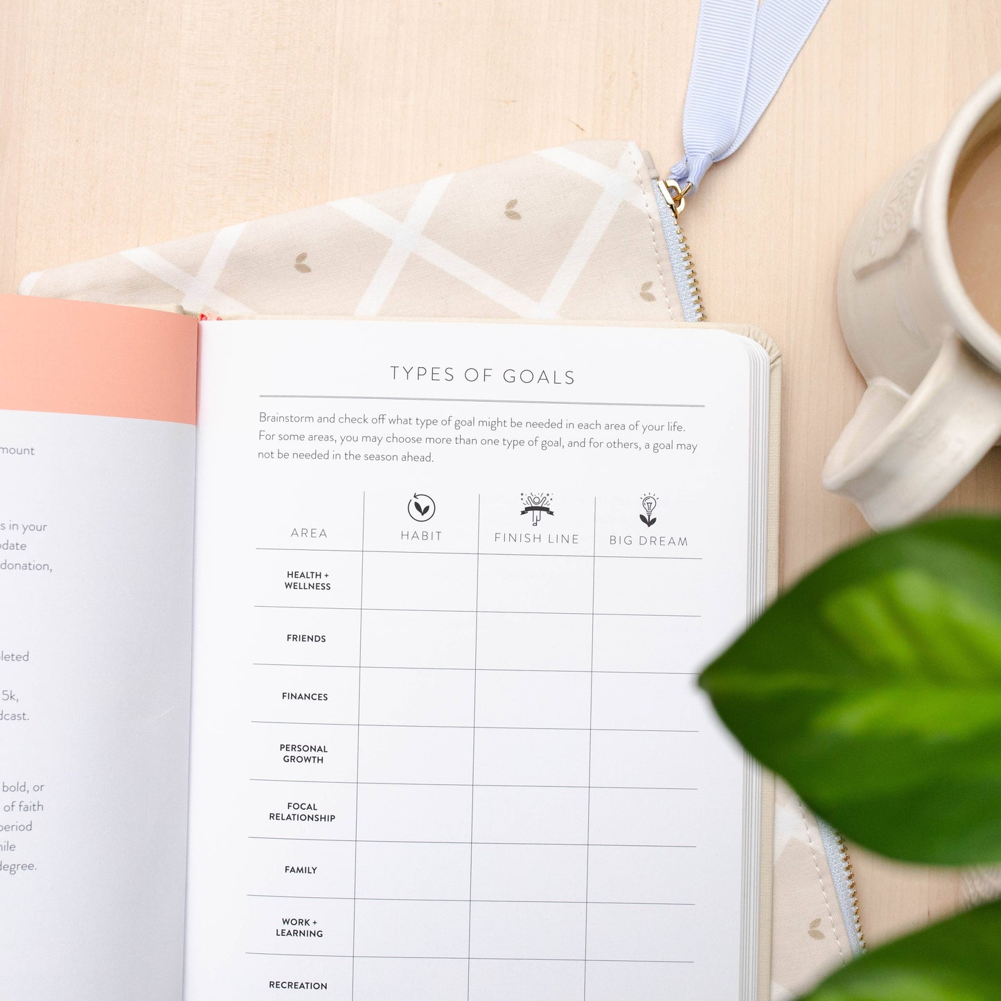 Cultivate What Matters - 90-Day PowerSheets® Goal Planner | Natural Linen