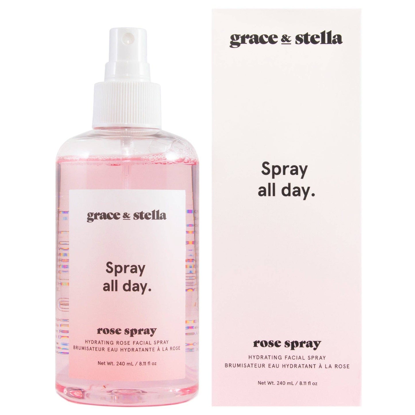 Grace & Stella Co - Rose Toner Spray (240 ml) - faithfullyfocusd