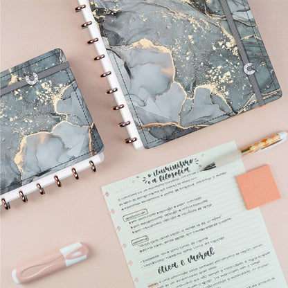 Create a Notebook - Onix Discbound Notebook Small 5.8 x 8.3 Inches - faithfullyfocusd