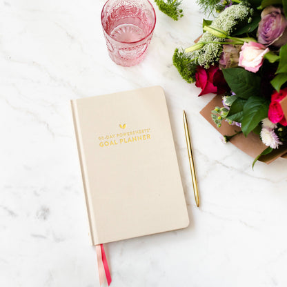 Cultivate What Matters - 90-Day PowerSheets® Goal Planner | Natural Linen