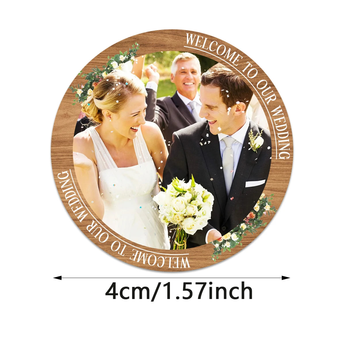 Personalized Customized Picture Stickers, Wedding Envelope Sticker Decoration, You can Send Pictures to Customize,Waterproof ZP1-faithfullyfocusd