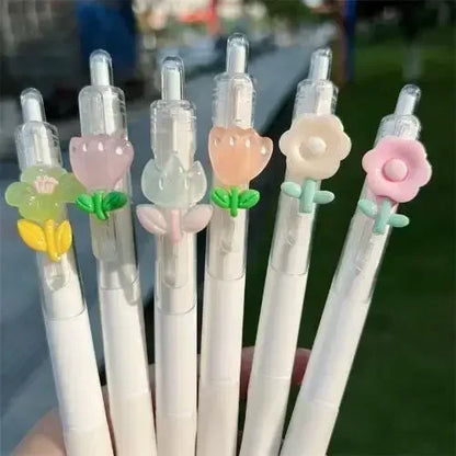 Pink Cute Ballpoint Pen Kawaii Learn Stationery Test Pressure Pens School Supplies Office Accessories канцелярия Caneta ручка-faithfullyfocusd