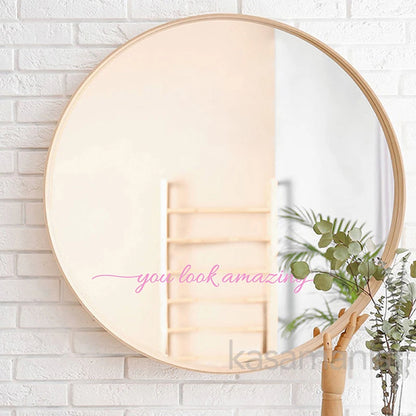 You Look Amazing Mirror Decal Vinyl Decal Bathroom Decor Inspire Motivational Quote Sticker Fitting Room Bedroom Decoration-faithfullyfocusd