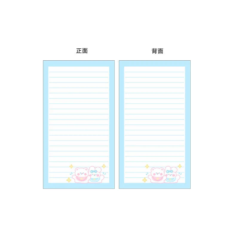 A6 Cute Binder Rabbit Week Plan Todo Paper Refill Accessories 120gsm Loose-leaf Notebook Journal Diary Paper School Stationery-faithfullyfocusd