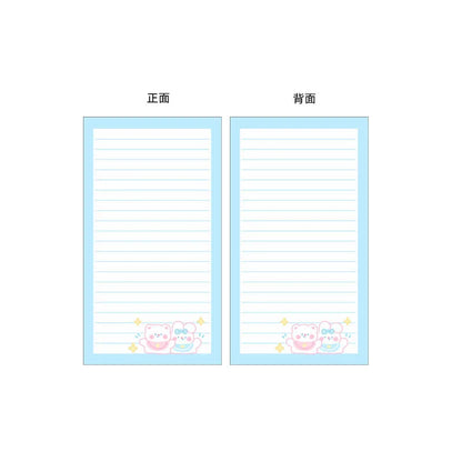 A6 Cute Binder Rabbit Week Plan Todo Paper Refill Accessories 120gsm Loose-leaf Notebook Journal Diary Paper School Stationery-faithfullyfocusd