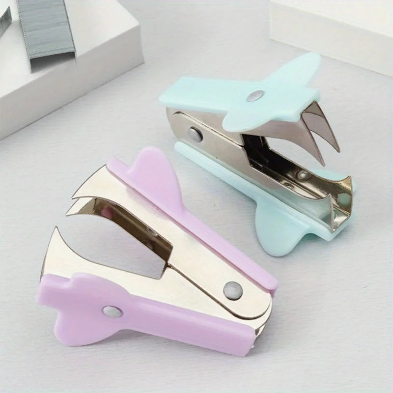 Random Colors Office Desktop Staples Stapler Remover Stationery Tools Staple Remover for Office Desk Accessories-faithfullyfocusd