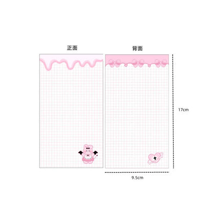 A6 Cute Binder Rabbit Week Plan Todo Paper Refill Accessories 120gsm Loose-leaf Notebook Journal Diary Paper School Stationery-faithfullyfocusd