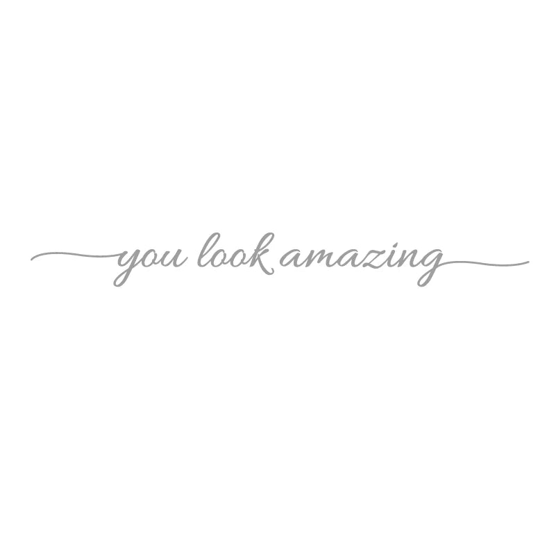 You Look Amazing Mirror Decal Vinyl Decal Bathroom Decor Inspire Motivational Quote Sticker Fitting Room Bedroom Decoration-faithfullyfocusd