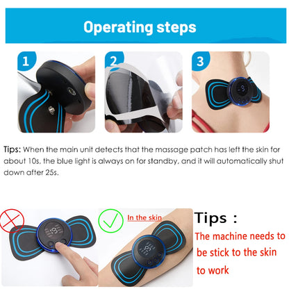 For Dropshipping EMS Foot Massager Electric Massage Mat for Feet Pain Relief Tens Pad Muscle Stimulator Salud Blood Circulation-faithfullyfocusd