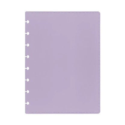 A5 Medium PU Leather Notebook Replaceable Spare Shell Mushroom Hole Cover Loose-leaf Binders Cover Notebooks and Journals-faithfullyfocusd