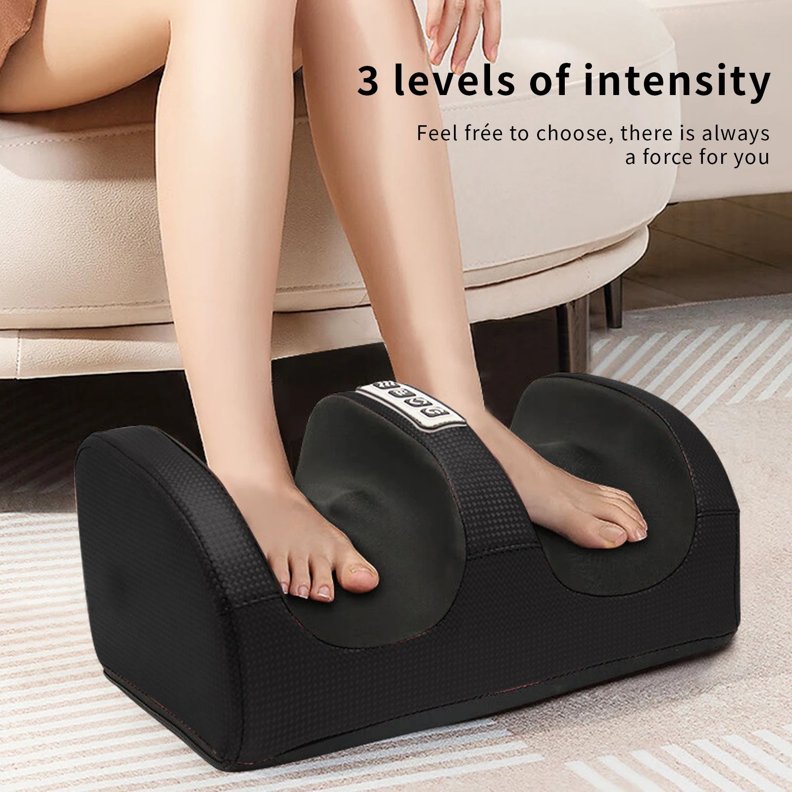 Shiatsu foot massager Electric massage roller Calf massager Muscle relaxation relieve pain for Mom and Dad Christmas gift-faithfullyfocusd