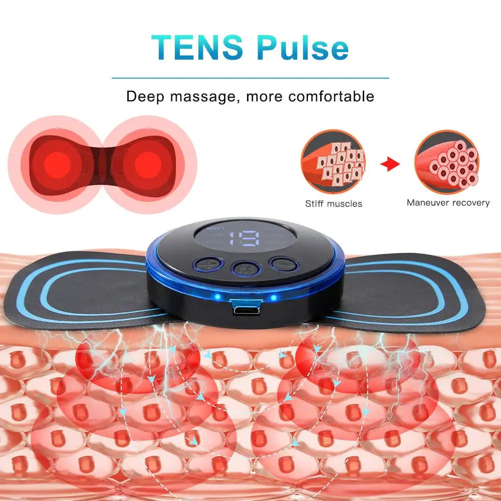 For Dropshipping EMS Foot Massager Electric Massage Mat for Feet Pain Relief Tens Pad Muscle Stimulator Salud Blood Circulation-faithfullyfocusd