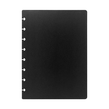 A5 Medium PU Leather Notebook Replaceable Spare Shell Mushroom Hole Cover Loose-leaf Binders Cover Notebooks and Journals-faithfullyfocusd