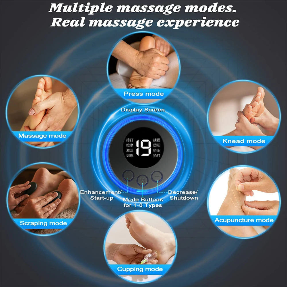 For Dropshipping EMS Foot Massager Electric Massage Mat for Feet Pain Relief Tens Pad Muscle Stimulator Salud Blood Circulation-faithfullyfocusd