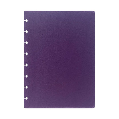 A5 Medium PU Leather Notebook Replaceable Spare Shell Mushroom Hole Cover Loose-leaf Binders Cover Notebooks and Journals-faithfullyfocusd