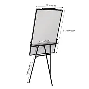 Magnetic Portable Dry Erase Height Adjustable 36 x 24 in Easel Whiteboard Stand Tripod White Board for Office Home Classroom-faithfullyfocusd