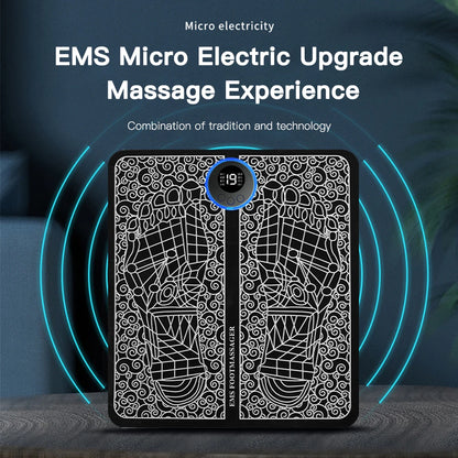 For Dropshipping EMS Foot Massager Electric Massage Mat for Feet Pain Relief Tens Pad Muscle Stimulator Salud Blood Circulation-faithfullyfocusd