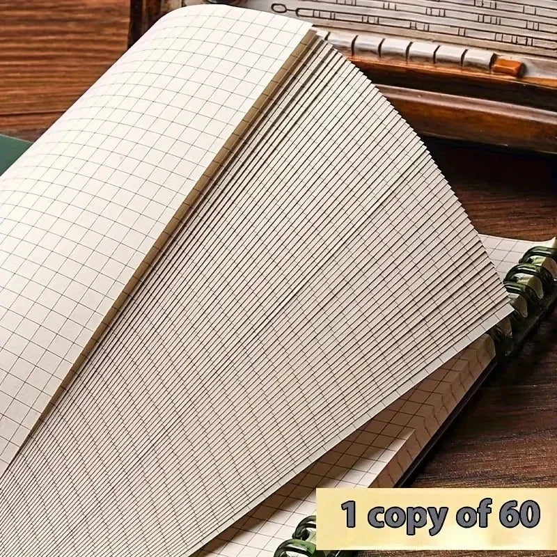 Journal Notebook Flip Notepad Diary Word Book Grid Stationery B5 Notebooks Sketch Writing Pads Office School Supplies-faithfullyfocusd