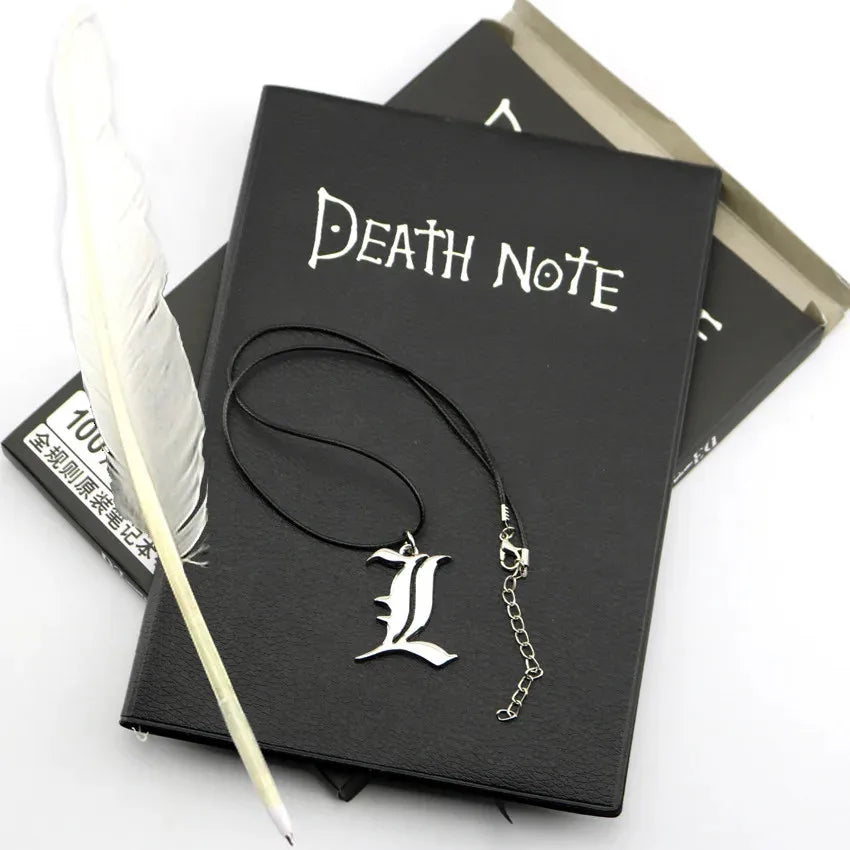 Anime Death Note Notebook Set Leather Journal Collectable Death Note Notebook School Large Anime Theme Writing Journal-faithfullyfocusd