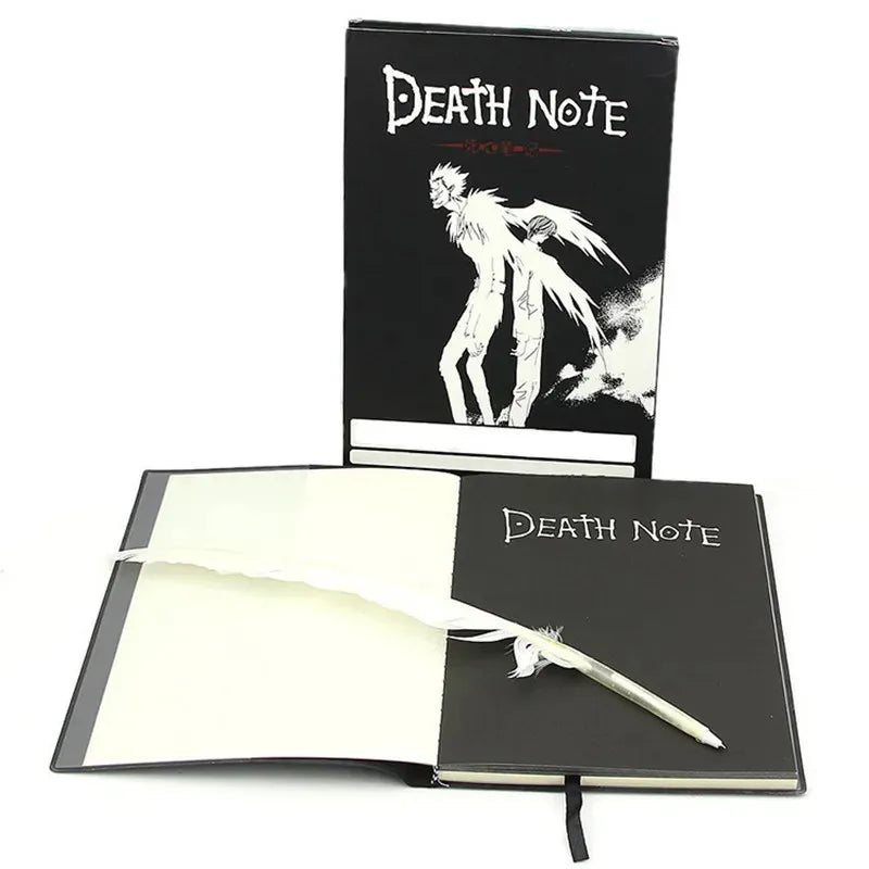 Anime Death Note Notebook Set Leather Journal Collectable Death Note Notebook School Large Anime Theme Writing Journal-faithfullyfocusd