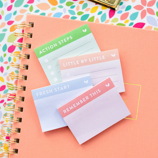 Cultivate What Matters - Mini Goal Setting Sticky Notes