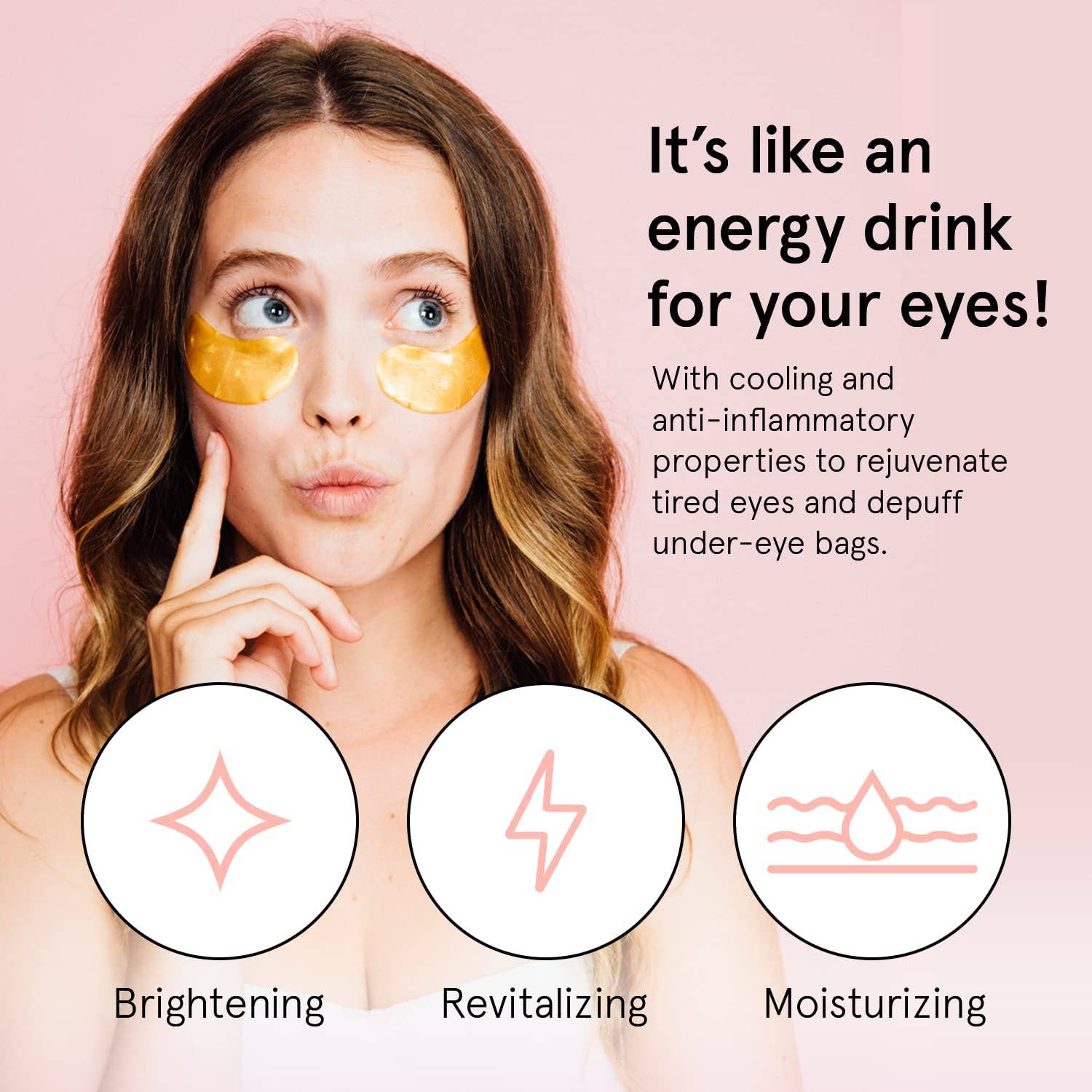 Grace & Stella Co - Gold Energizing Under Eye Masks (24 pairs) - faithfullyfocusd