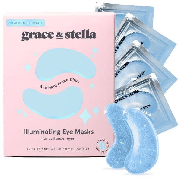 Grace & Stella Co - Blue Illuminating Under Eye Masks (24 Pairs)