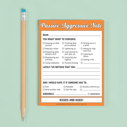 Knock Knock - Passive-Aggressive Nifty Note Pad
